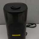 Humidifiers for Bedroom, 2.0L Cool Mist Humidifier for Home Plant and Baby Nursery, Quiet Ultrasonic Humidifier with 360 Nozzle, Auto Shut-Off, Filterless, Black (2.0L Standard Humidifier)