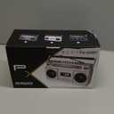 Cassette Player Boombox with Bluetooth, AM/FM/SW Radio & Record to USB, 24W Stereo Sound, 4 Power Modes, Portable Retro Stereo for Indoor Outdoor, Classic Black