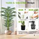 Artificial Palm Tree 6FT, Suntee Faux Plants Indoor and Outdoor 2 Pack, Tall Fake Tree Tropical Areca Floor Plant in Pot for Home Decor Living Room Office Patio Garden