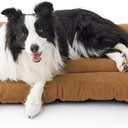 Bedsure Washable Dog Crate Pad for Extra Large Dogs, Anti-Slip Puppy Kennel Dog Bed for Crate - Ultra Soft Fleece Flat Thin Pet Mat (Not Chew Proof), Brown XL 41"x27"