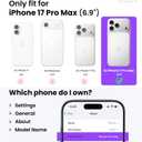 ORNARTO Magnetic Detachable Wallet Case for iPhone 17 Pro Max, [Compatible with MagSafe], Crossbody Wallet Case with Card Holder Wrist Strap, RFID Blocking PU Leather Wallet Phone Cover 6.9", Brown