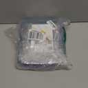 4 pcs Clear Zipper Pouches,Hard Shell Zipper Case, Toiletry Bag for Travel, CLear Diaper Bag, Toiletry Pouch, Travel Organizer, Cosmetic Bag,Toy Storage Bins (M+3S) (Blue)