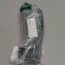 QCAA Extra Heavy Storm Door Chain Check, 25-1/2" Length, Solid Brass Bracket, Matte Black, 304 Stainless Steel Hook, Grey Textured Vinyl Cover, 1 Pack, Made in Taiwan