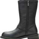Harley-Davidson Footwear Mens Classic Cruise Tall Motorcycle Casual Boots Mid Calf - Black, 8M
