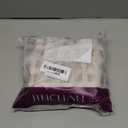 Jinchan Tie Top Linen Kitchen Curtains Over Sink 45 Inch Length Tier Curtains Farmhouse Rustic Small Cafe Curtain for Bedroom Living Room Bathroom Half Window Light Filtering Privacy 2 Panels Crude