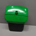 FUSBUNTY Pooper Scooper Swivel Bin & Rake with 100 Waste Bags, Dog Pooper Scooper with Bag Attachment for Large Medium Small Dogs, Poop Scooper with Lid for Lawn Yard Dog Kennel (Green)