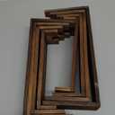 2sets Wooden Display Riser for Decor Cupcake Holder and Jewelry Figurines Home Retail Use