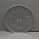 12.5" Microwave Glass Plate Compatible with GE WB39X10003 Samsung DE74-20015G and Maytag 12 1/2" Microwave Glass Turntable - Replace Hotpoint Microwave Turntable Plate (12.5" Big Coupler Hole)