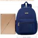 AOTIAN Mini Lightweight 11.8 Inch Backpack Durable Travel Hiking Women and Girls Small Daypack, 7 Liters Blue