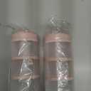 Termichy Stackable Formula Dispenser Portable Milk Powder Container, 2 Pack, Light Pink