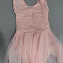 MdnMd Ballet Leotards for Girls Toddler Dance Ballet Leotard with Skirt Ballerina Dresses Tutu Outfits Flutter Sleeve
 2t-4t
