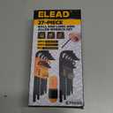 ELEAD Hex Key Allen Wrench Set: 27-Piece Premium MM(1.27mm-10mm) & SAE(3/64"-3/8) Allen Key Set with Grip Handle, Long and Short Arm with Ball End, Organized Storage