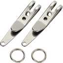 Multi-Purpose Pocket Clip Key Ring Holder Key Chain Belt Clip Key Accessory Quickdraw Hanger Holder Outdoor Sports Tool (E)