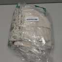 jinchan Small Window Curtains 54 Inch Length Linen Cafe Curtains for Kitchen Bathroom Bordered Floral Embroidered Short Drapes Rustic Farmhouse Light Filtering Curtain Set 2 Panels Green on Beige