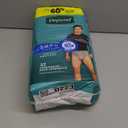 Depend Fresh Protection Adult Diapers, Incontinence Underwear for Men, Disposable, Maximum, Small/Medium, Grey, 32 Count 