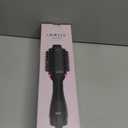 Hair Dryer Brush Blow Dryer Brush in One, Upgraded 4 in 1 Hair Dryer and Styler Volumizer with Negative Ion Anti-frizz Ceramic Titanium Barrel Hot Air Hair Straightener Brush