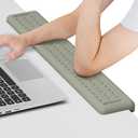 Leolee L-Shaped Desk Long Wrist Rest Elbow 60CM, Grey Arm Rest for Desk
Memory Foam, Non-Slip Base, Ergonomic Desk Edge Cushion, Wrist Support for Computer Keyboard, Typing, Office, Home