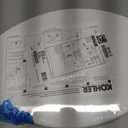 KOHLER 20110-0 Brevia, Slow Close Toilet Seat, Elongated Toilet Seat, Grip-Tight Bumpers Quick-Attach Hardware, White