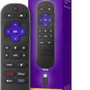 Roku Voice Remote Pro (2nd Ed.) | Rechargeable TV Remote Control with Hands-free Voice Controls, Backlit Buttons, & Lost Remote Finder - Replacement Remote Compatible with All Roku TV, Players & Audio