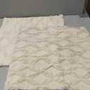 GRIRIW Sofa Throw Pillow and Cozy Lint Pattern Pillowcase for Living Room and Bedroom Decor for Pack Of 2 (Beige, Dark Beige)