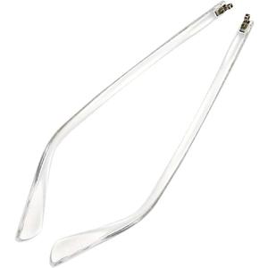 1 Pair Glasses Legs Replacement Temples, Glasses Metal Frame Arms Legs Replacements, Transparent