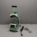 Hat Press, Hat Press Heat Machine for Caps with LCD Control, Hat Heat Press with 2pcs Interchangeable Platens & Caps Stretcher for Vinyl, Sublimation, Heat Transfer (Green)