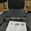 Cuisinart Griddler Indoor Grill, Panini Press, Sandwich Maker & More, 5-in-1 Grilling, Dishwasher-Safe Nonstick Cooking Plates, GR-4NNAS, Stainless Steel