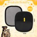 2 x Mity rain 2PCS Pet Hair Removal Glove, Reusable Magical Brush Pet Hair for Cats & Dogs, Electrostatic Pet Hair Remover for Laundry, Carpet, Furniture, Car, Bedding, Easy Cleaning & Grooming Tool