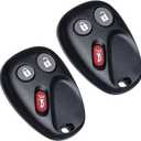 Key Fob Replacement Fits for Chevy Silverado 1500 2500 HD 2003-2006 Avalanche Equinox SSR Suburban Tahoe GMC Sierra Yukon XL Hummer H2 Cadillac Escalade Keyless Entry Remote Control LHJ011
