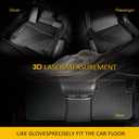 Wailtnb-Car Floor Mats & Cargo Mat Custom for 2019-2025 2026 Genesis G70 RWD Waterproof Durable All Weather Protection Floor Liner Full Set Genesis G70 Accessories Black