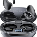 Wireless Earbuds Bluetooth 5.3 Earphones 50Hrs Playtime,Over-Ear Earphones with Earhook Sports Headphones IPX7 Waterproof HiFi Stereo Built-in Mic with LED Digital Display for Sports Running Workout