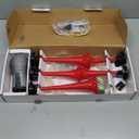 Dixie Air Horn Red - Dixieland Premium Full 12 Note Version with Installation Wire Kit and Button