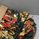 TKYGU 6 ft pre-lit Decorated Christmas Tree, 200 LED Warm Lights, Prelit pop-up Christmas Tree, Fully Decorated 66 Ornaments, Collapsible Pull Up Christmas Tree with Lights for Indoor Home Party Decor