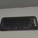 Logitech POP ICON Keys Wireless Bluetooth Keyboard, Comfortable Typing, Programmable Keys, Easy-Switch Between up to 3 Devices, for Laptop, Tablet, PC  Graphite and White