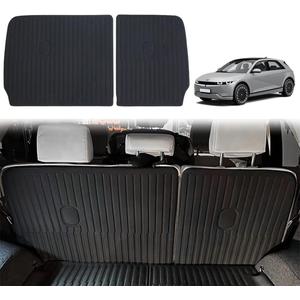 BestEvMod for Ioniq5 Cargo Liner Second Row Seats Back Cover Mat All Weather Rear Seat Protector Pet Mat XPE Material Compatible with Hyundai Ioniq 5 2026 2025 2024 2023 2022 Accessories