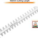 GARCARE 2 in 1 Electric Hedge Trimmer, Corded 4.8A Pole Hedge Trimmer with 18 Inch Laser Cut Blade