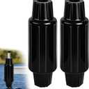 Dock Fender Bumper for Post, Boat Dock Bumpers Slide-Over Post Pole, Slip-On Dock Leg Pipes and Mounting Brackets, Vertical Protection Dock Guards, Soft UV-Resistant Marine-Grade Vinyl