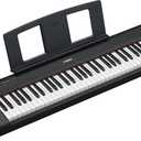 Yamaha Piaggero 61-Key Ultra-Portable Digital Piano, Touch Sensitive Keys, Metronome, Recording Function, Black NP15B