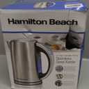 Hamilton Beach 1.7 Liter Temperature Control Electric Kettle, Water Boiler & Heater, Fast Boiling 1500 Watts, BPA Free, Cordless, Auto-Shutoff and Boil-Dry Protection, Stainless Steel (41020R) (1.8 Quarts)