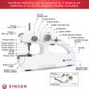 SINGER Stitch Quick + Portable Cordless Mending Machine Bundles (Two Thread Stitch Quick + & Bundle)