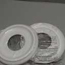 2Packs Molded Nylon Ceiling Medallion for Light Fixtures and Ceiling Fans, 9.8"OD x 4"ID x 0.94"P (Fits Canopies up to7-1/4")White