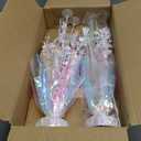 4 Set Pastel Birthday Decorations Rainbow Party Table Balloons Centerpiece Stand Kit with Pastel Multicolor Macaron Balloons for Girls Baby Shower Birthday Party Wedding Prom Unicorn Table Decorations 