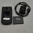 Tracfone| TCL FLIP 3 | Locked| 13GB | 1850mAh Battery |5MP Video Capable Camera| Stone Gray