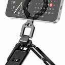 FANAUE Dual-Sided Magnetic Phone Tripod Stand with Arca-Swiss Plate & 1/4" Screw, Foldable Cell Phone Stand for Vlog, Gym, Travel, Compatible with iPhone 17/16/15/14/13/12 Series