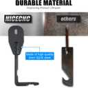 NICECNC Black 3 Inch Upgrade UTV Door Latches Compatible with Can Am Maverick X3 4x4 Turbo DPS 2017-2021, Maverick X3 R 4x4 XDS Turbo DPS 2017-2019, Maverick X3 Max RR, See Fitment, small