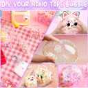 Nano Tape Bubble Kit for Kids, Nano Tape Squishy Maker Making Kit, Arts and Crafts Toys, Birthday Toys Gifts for 4 5 6 7 8 9 10 11 12 Year Old Girls Girl, Kids Toys for Girls 4-6 6-8 7-8 8-10 10-12