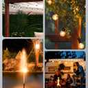 DEWENWILS Outdoor Timer Outlet Waterproof, Outdoor Timer for Lights, 100 ft Remote Control with 2 Grounded Electrical Outlets for Outdoor String Lights, 15A 1/2HP UL Listed