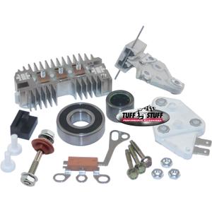 Tuff Stuff Alternator Rebuild Kit, Complete, Bearings Included, GM 10SE, OE Wiring, Kit