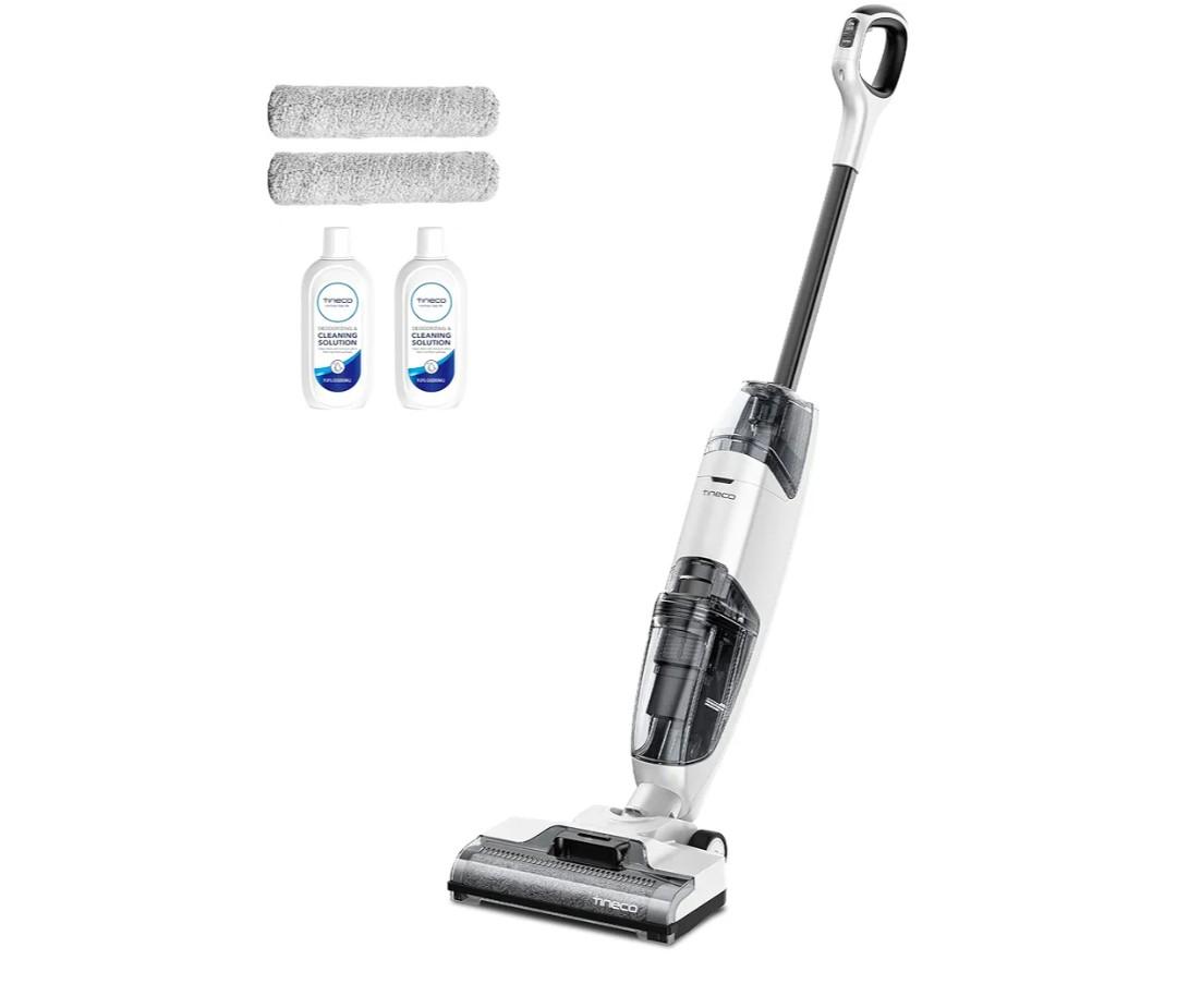 Tineco iFLOOR 2 Complete Cordless Wet Dry Vacuum Floor Cleaner and Mop, One-Step Cleaning for Hard Floors, Great for Sticky Messes and Pet Hair