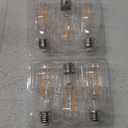 Vintage LED Edison Bulbs 6W, Equivalent 60W Incandescent, Warm White 2700K, ST58 Antique LED Filament Bulbs with 90+ CRI, E26 Medium Base, Dimmable, Clear Glass, Pack of 6 (6 Count (Pack of 1))